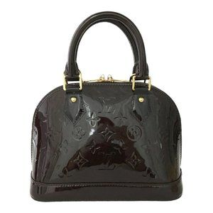 Louis Vuitton Monogram Vernis Lisse Alma BB Bag at 1stDibs